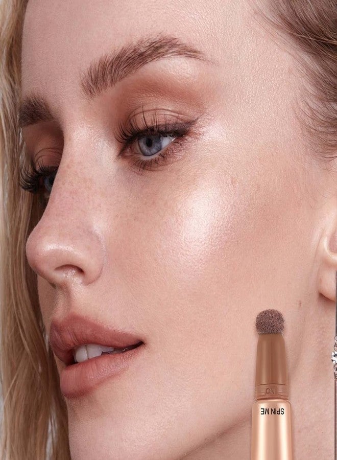 PHOFAY Highlighter Wand 15ml / 0.52 fl oz – Liquid Paraffin Moisturizing Formula, Radiant Face & Body Glow, 6 Versatile Shades with Easy Applicator Sponge (05#) - Image 2